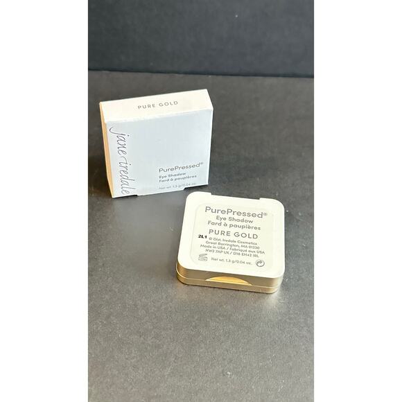 NIB jane iredale PurePressed Eye Shadow in Pure Gold 1.3g/.04 oz. - Picture 9 of 9